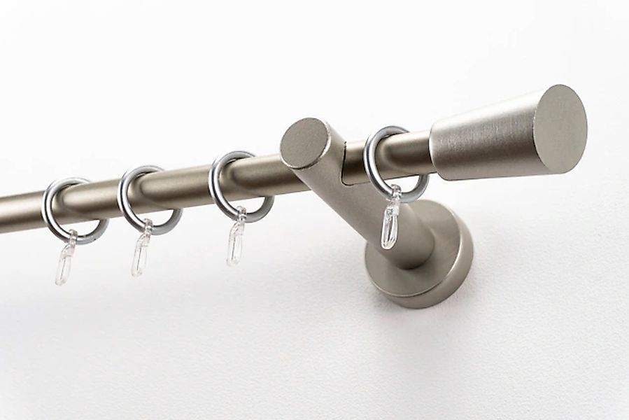 GARESA Gardinenstange »MOLIS« Ø 20 mm 1 läufig-läufig Wunschmaßlänge Vorhan günstig online kaufen