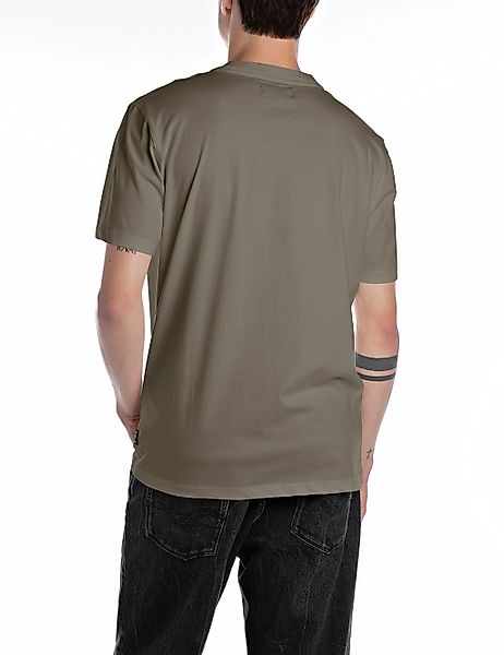 Replay T-Shirt "mit Logostickerei auf der Brust" günstig online kaufen
