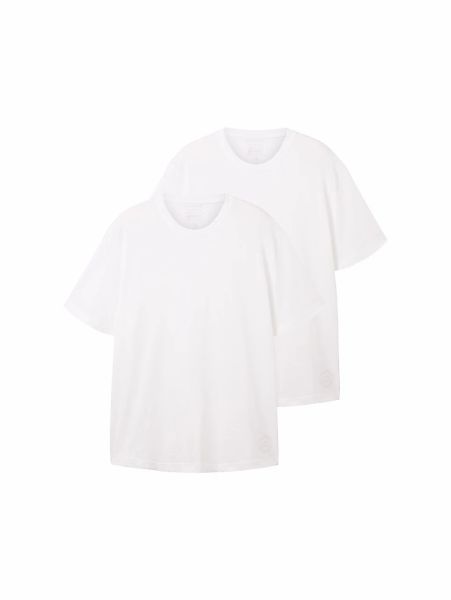 TOM TAILOR PLUS T-Shirt 2 2er Pack unifarben günstig online kaufen