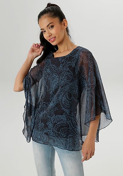 Aniston SELECTED Chiffonbluse, im modischen Lagenlook - NEUE KOLLEKTION günstig online kaufen