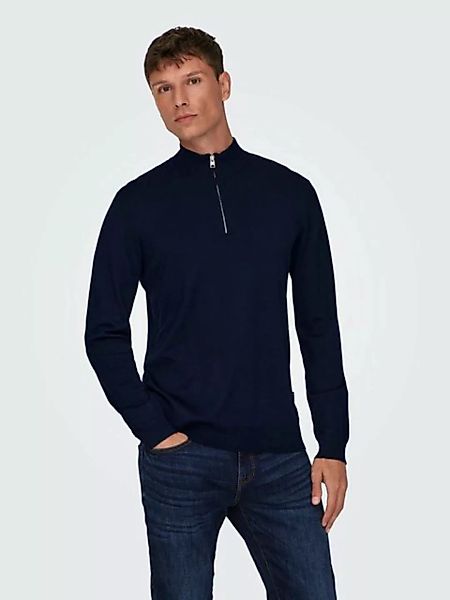 ONLY & SONS Strickpullover ONSWYLER LIFE REG 14 HALF ZIP KNIT NOOS günstig online kaufen