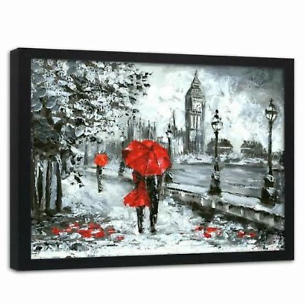 FEEBY® Kunst People In The London Leinwandbilder bunt Gr. 60 x 40 günstig online kaufen
