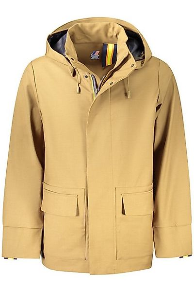 K-Way Outdoorjacke Eleganter Herren-Trenchcoat Braun mit Kapuze und vielen günstig online kaufen