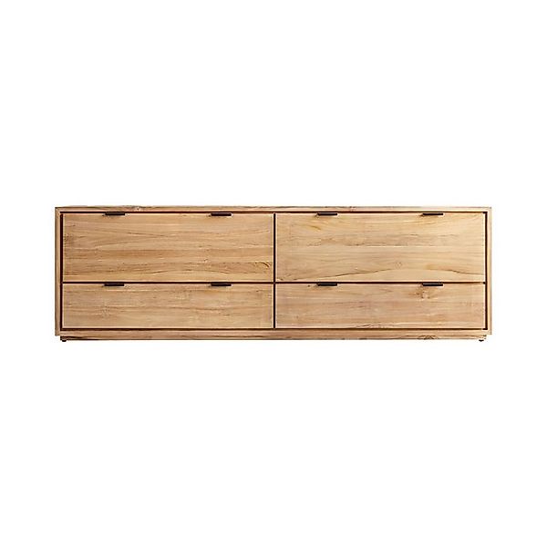 Tikamoon TV-Schrank Senson TV-Schrank aus massivem Teak 180 cm günstig online kaufen