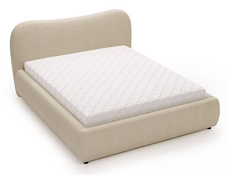 NADUVI Collection | Lavelle Bettgestell Bouclé mit Stauraum günstig online kaufen