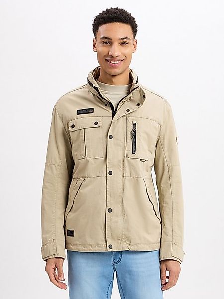 camel active Blouson im Fieldjacket-Stil Markenlogo günstig online kaufen