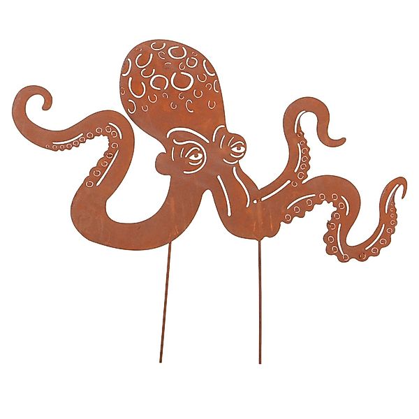 UNUS GARDEN Gartenstecker Roststecker Octopus (1-St) günstig online kaufen