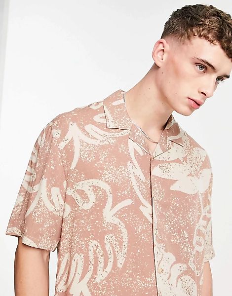 Bershka – Oversize-Hemd mit Blumenmuster-Mehrfarbig günstig online kaufen