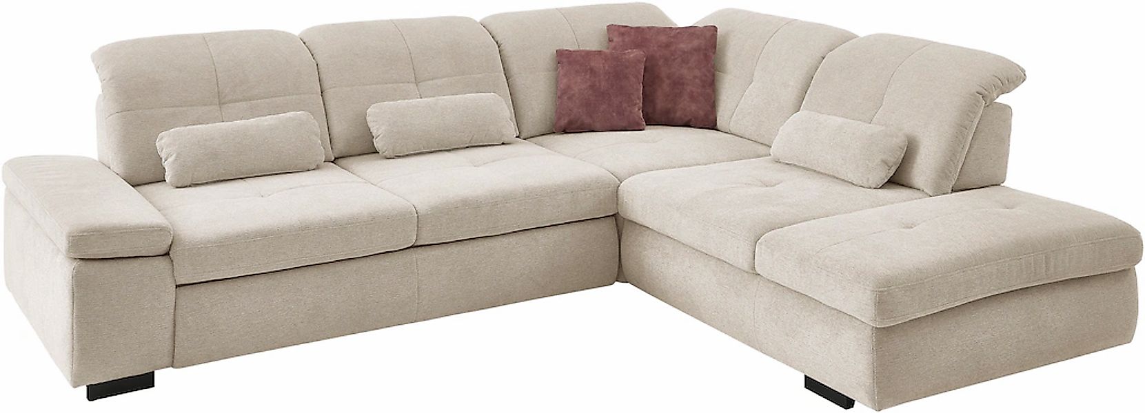 Die PlanBar Ecksofa "MP-IN16012 L-Form mit Federkern-Polsterung" inkl. Sitz günstig online kaufen