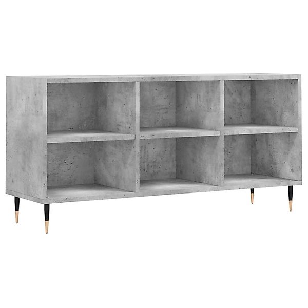 VidaXL TV-Schrank Betongrau 103,5x30x50 cm Holzwerkstoff  Modell 1 günstig online kaufen