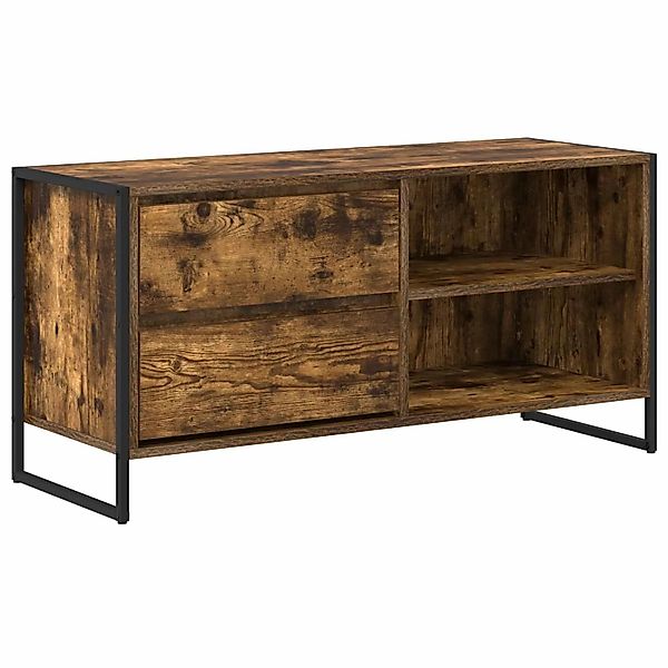 vidaXL TV-Schränk Raucharbe 100 x 36 x 49,5 cm Holzwerkstoff 886560 günstig online kaufen