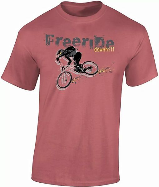 Baddery Print-Shirt Fahrrad T-Shirt : "Freeride Downhill", hochwertiger Sie günstig online kaufen