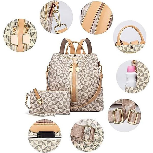 OKWISH Rucksack Laptoprucksack Schulrucksack Lederrucksack Reiserucksack günstig online kaufen