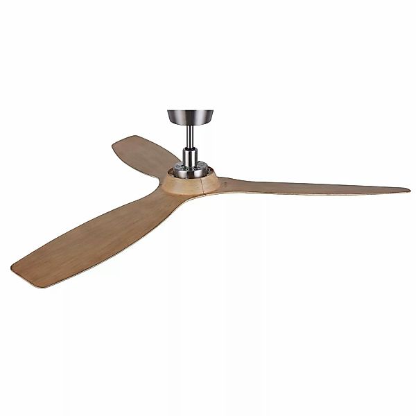 Lucci Air Energiespar Deckenventilator mit Fernbedienung Moto Nickel 132 cm günstig online kaufen