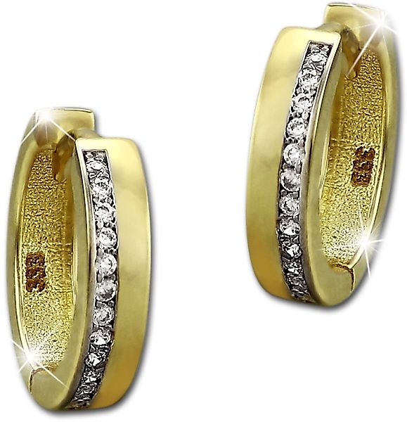 GoldDream Paar Creolen GoldDream Line Ohrringe günstig online kaufen