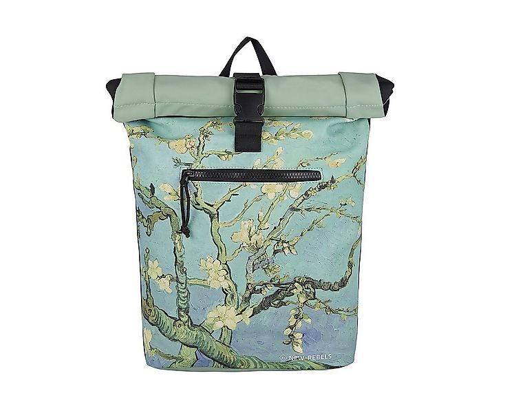 NEW REBELS Fahrradrucksack Roll Up RollTop Kurier Rucksack New York Almond günstig online kaufen