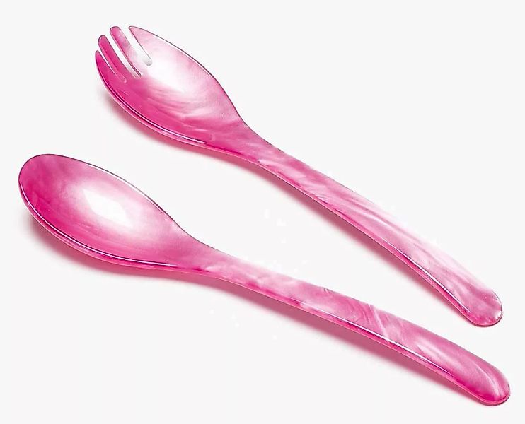 Heim Söhne Salatbesteck Acrylglas Pink günstig online kaufen