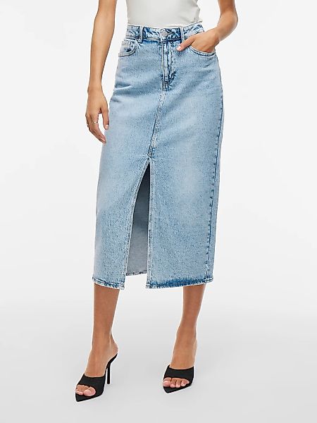 Vila Jeansrock "VIJAF HW MIDI DENIM SKIRT-NOOS" günstig online kaufen