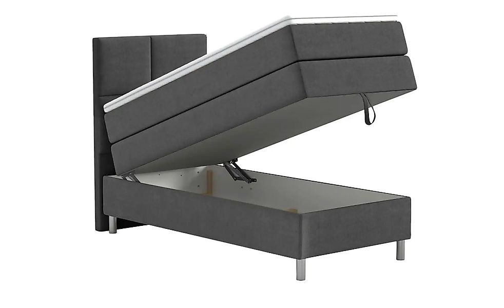 Boxbett mit Bettkasten Adria ¦ grau ¦ Maße (cm): B: 90 H: 110 Betten > Pols günstig online kaufen