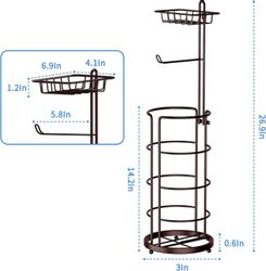 Coonoor Toilettenpapierhalter Toilettenpapier Aufbewahrung stehend günstig online kaufen