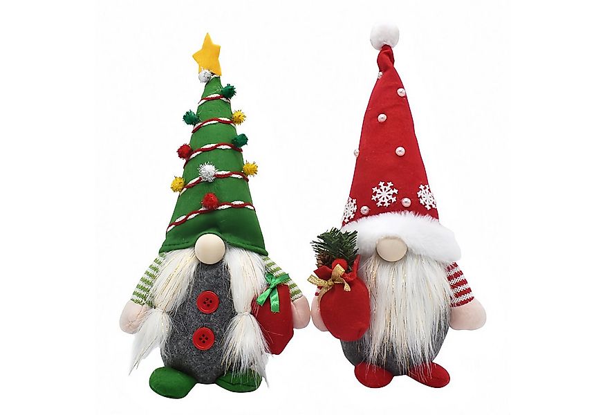 FOUORTUNATE-BEE Dekofigur 2er-Set Weihnachtswichtel – Plüschfiguren für Tis günstig online kaufen