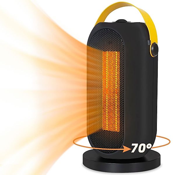 ZMH Keramikheizlüfter 70° Oszillation elektro Heizgerät günstig online kaufen