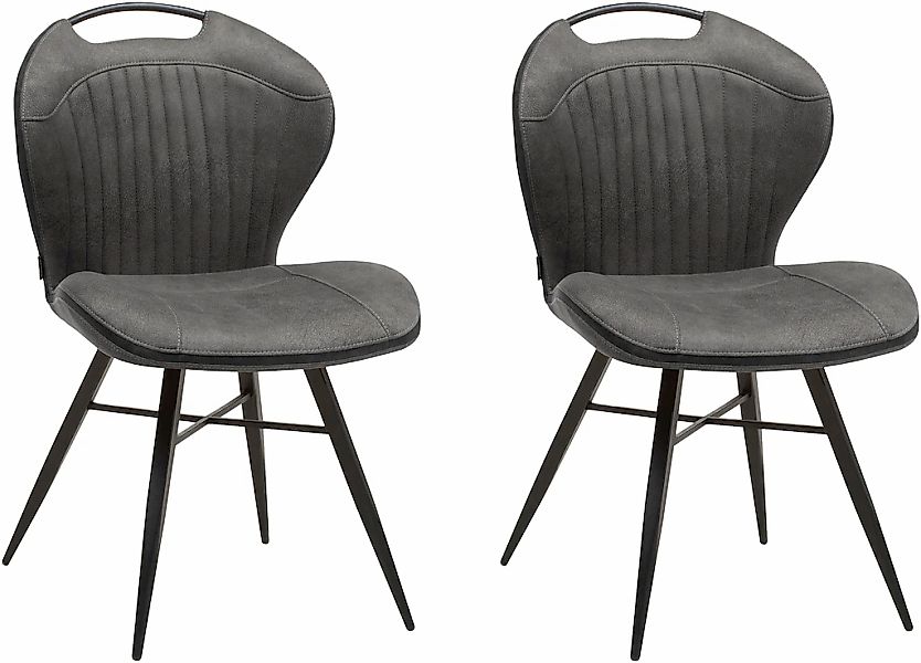 OMG Design Esszimmerstuhl "Mace" (Set) 2 Stk. Stoff Lederoptik, pflegeleich günstig online kaufen