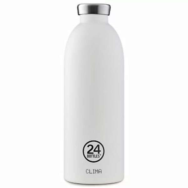 24Bottles Basic Clima Trinkflasche 850 ml Trinkflaschen hellgrau günstig online kaufen