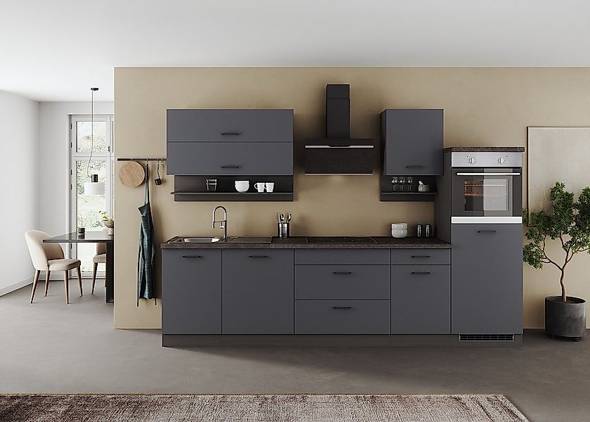 KOCHSTATION Küchenzeile KS-Frieda Breite 300 cm, wahlweise mit E-Geräten, m günstig online kaufen