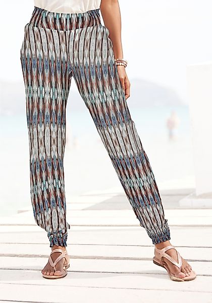 Vivance Jerseyhose mit Ethnoprint und Taschen, günstig online kaufen