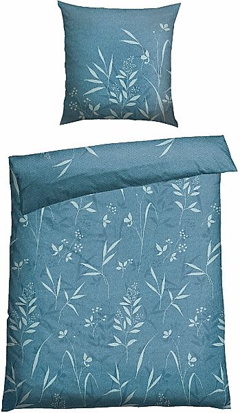 Schiesser Bettwäsche "Kicky aus weicher Baumwolle in cooler Jeansoptik mit günstig online kaufen