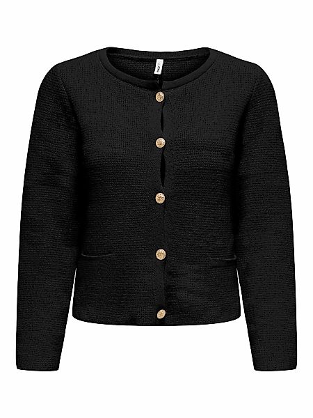 ONLY Strickjacke ONLLAURA LIFE LS O-NECK CARDIGAN CC KNT günstig online kaufen