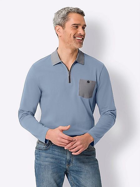 Sieh an! T-Shirt Langarm-Poloshirt Langarm günstig online kaufen