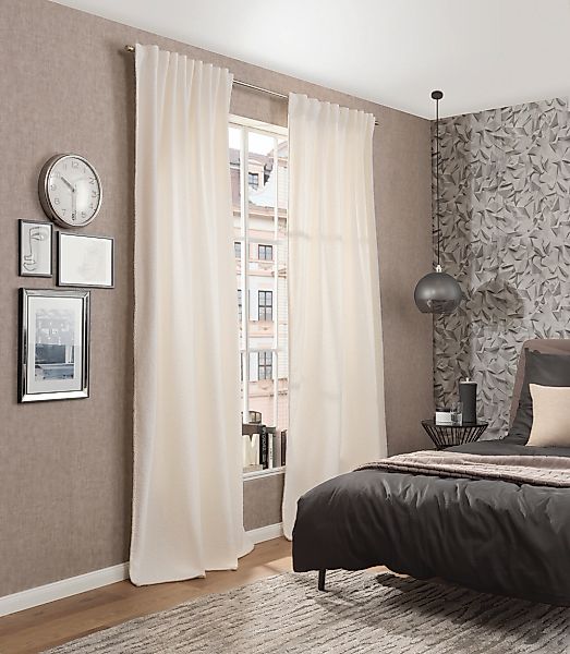 HOME WOHNIDEEN Gardine "TEDDY" Multifunktionsband 1 Stk. tlg. THERMOSCHAL, günstig online kaufen