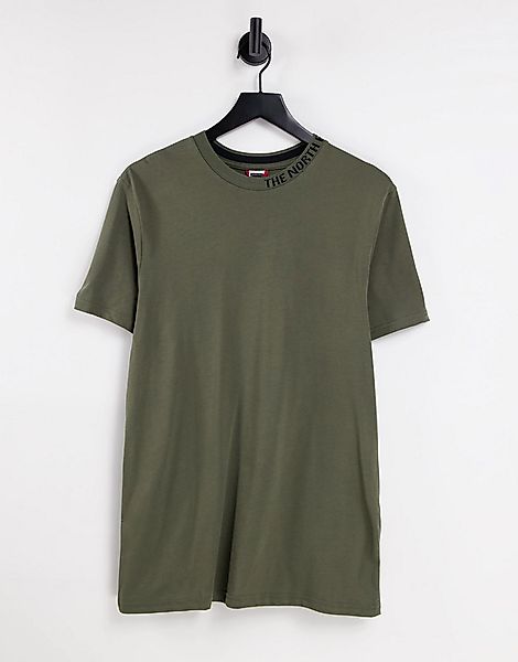 The North Face – Zumu – T-Shirt in Khaki-Grün günstig online kaufen
