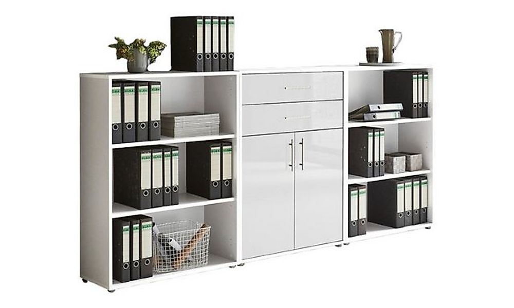 BMG Möbel Aktenschrank Tabor (Set 14, Büroschrank mit Metallgriffen) Made i günstig online kaufen