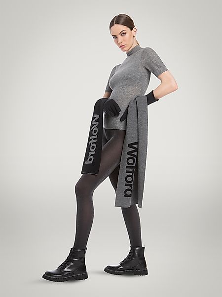 Wolford - Air Wool Top Short Sleeves, Frau, greymele, Größe: XS günstig online kaufen