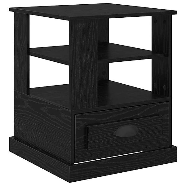 vidaXL Nachttisch Schwarz Eichen-Optik 50 x 50 x 60 cm Holzwerkstoff 881410 günstig online kaufen
