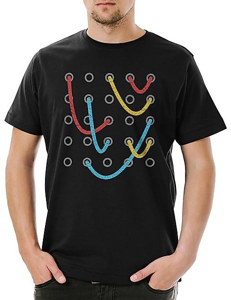 Urban Backwoods Print-Shirt Modular Plugs Herren T-Shirt Analog Synthesizer günstig online kaufen