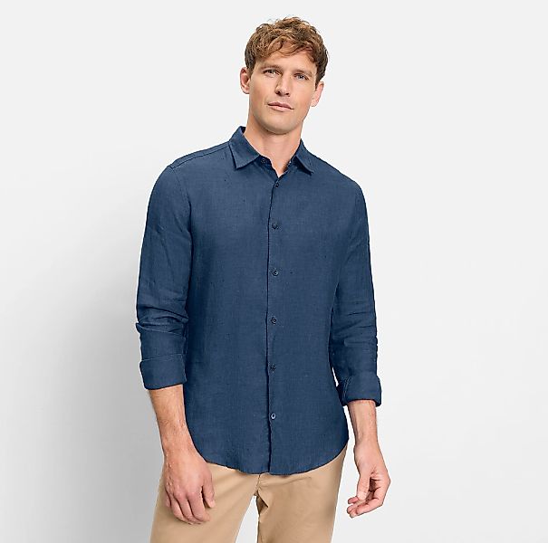 OLYMP Leinenhemd Kentkragen, casual günstig online kaufen