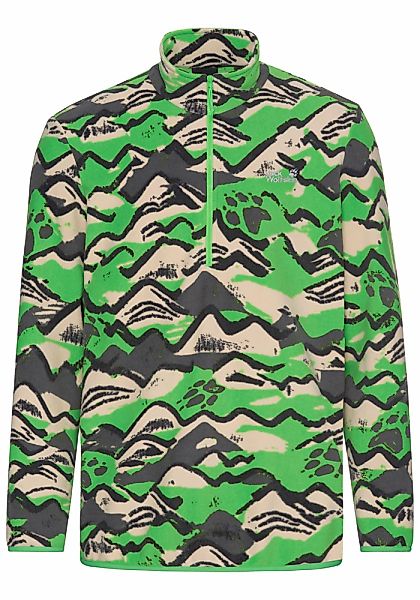 Jack Wolfskin Stehkragenpullover "PAW ERA 100 PRINT HZ M" günstig online kaufen