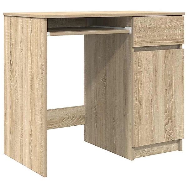 vidaXL Schreibtisch Sonoma-Eiche 86x49x76 cm Holzwerkstoff 861825 günstig online kaufen