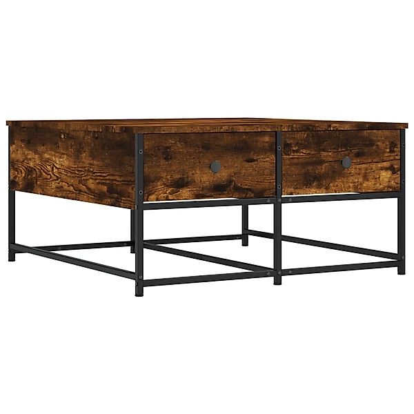 vidaXL Couchtisch Räuchereiche 80x80x40 cm Holzwerkstoff 835356 günstig online kaufen