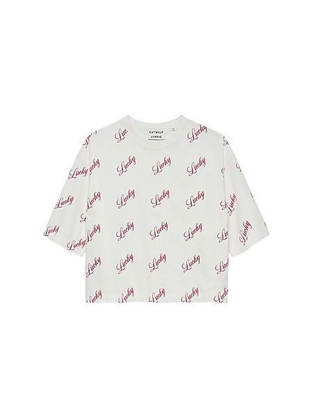 Catwalk Junkie T-Shirt – Cropped Shirt mit All-Over Print günstig online kaufen