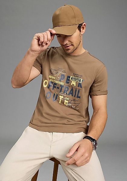 Man's World Rundhalsshirt Neue Kollektion! normale Passform, kurzarm, mit R günstig online kaufen