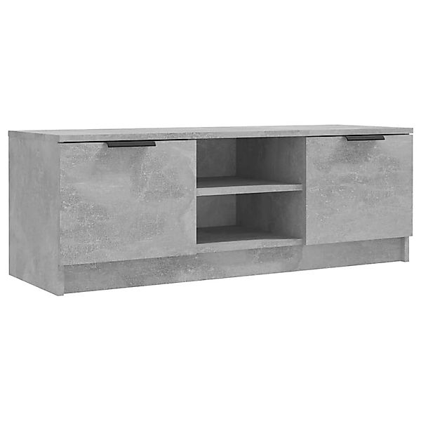 vidaXL TV-Schrank Betongrau 102x35x36,5 cm Holzwerkstoff 811515 günstig online kaufen