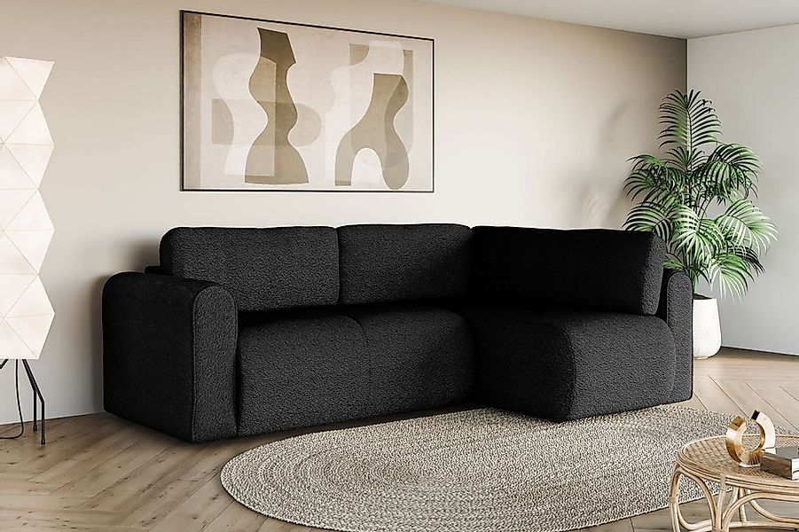 OTTO home Ecksofa "Zacharia wahlweise Schlafsofa mit Bettkasten, B/T/H 250/ günstig online kaufen