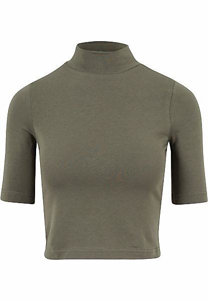 URBAN CLASSICS T-Shirt "Urban Classics Damen Ladies Cropped Turtleneck Tee" günstig online kaufen