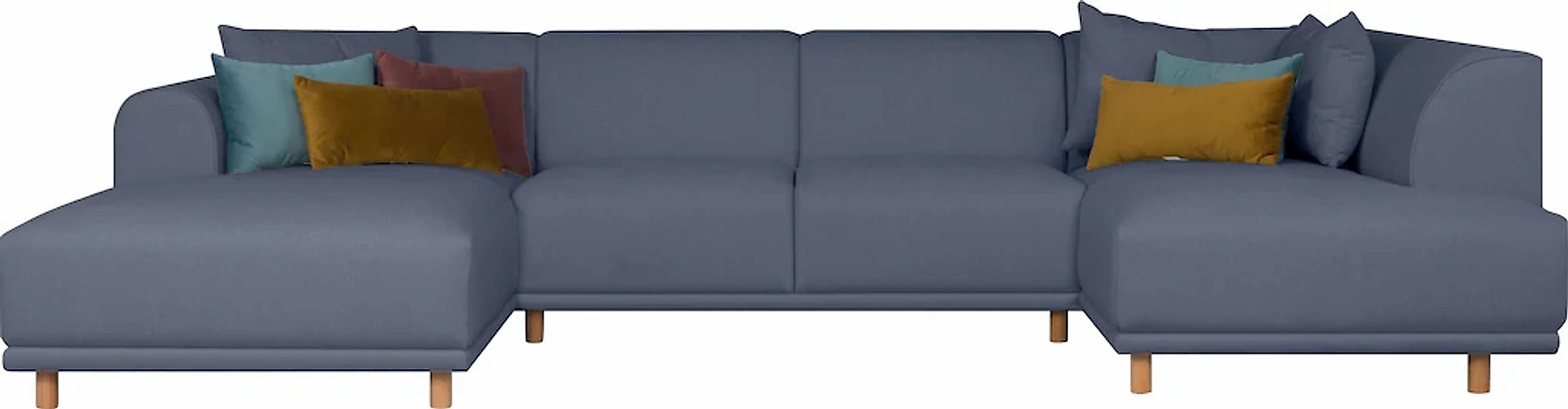 OTTO home Wohnlandschaft "Maroon U-Form" in skandinavischem Design, mit los günstig online kaufen