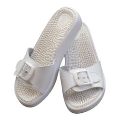 Medosan Massage-Pantolette unisex, anatomisch geformtes Fußbett günstig online kaufen